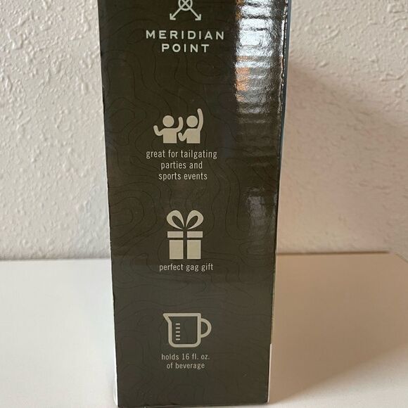 NIB Meridian Point Double Barrel Binocular Flask - Picture 3 of 5